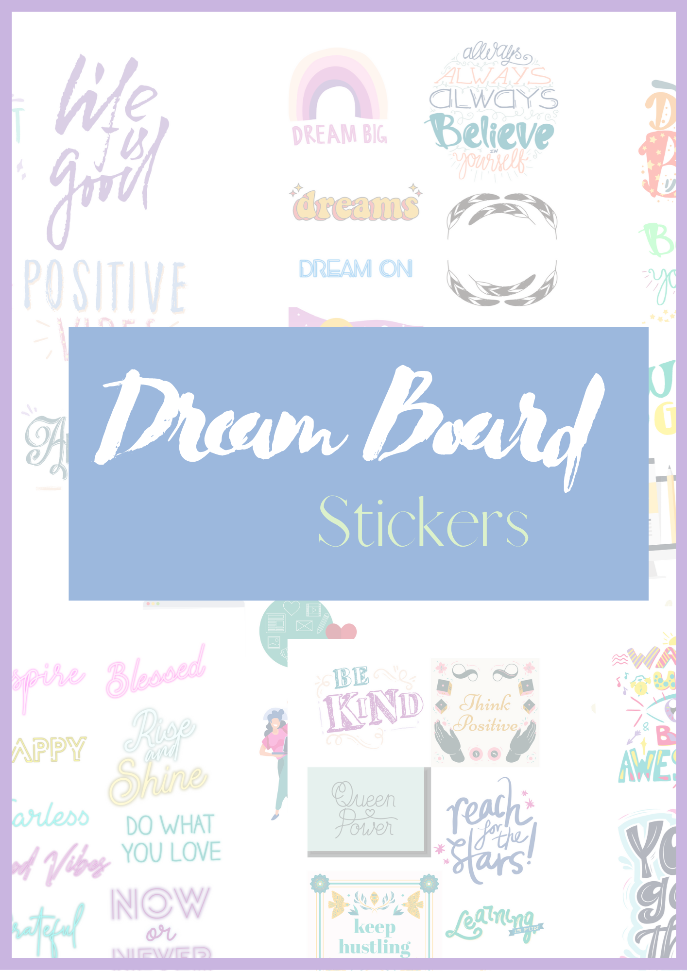 60+ Dream Board Stickers - House Of Sonshine